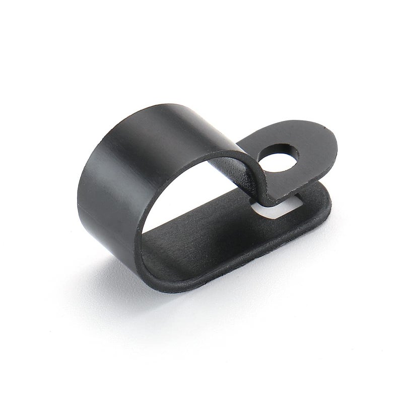Baomain R-Type Cable Clamp 5/8 Inch Black UC-4 Pack of 50 - Image 2